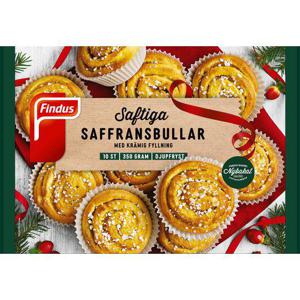 Findus Saffransbullar Saftiga Frysta 10-p