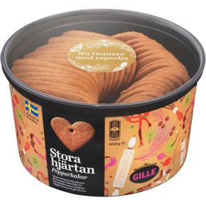 Gille Pepparkakor Stora Hjärtan 450g
