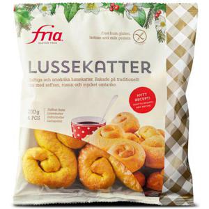 Fria Lussekatter Glutenfri/Laktosfri Frysta 4-p