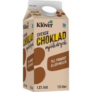 Klöver Chokladmjölkdryck 1,3% 1,5L