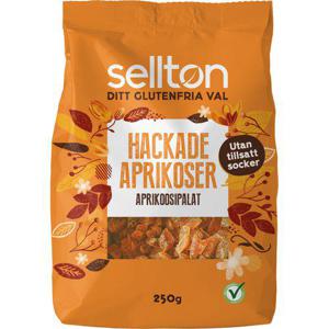 Sellton Aprikoser hackade 250g