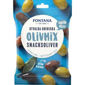 Fontana Snacksoliver Olivmix Natruella 70g