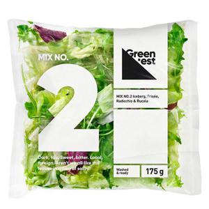 Greenest Salladsmix nr.2 Färdigsköljd 175g Klass1