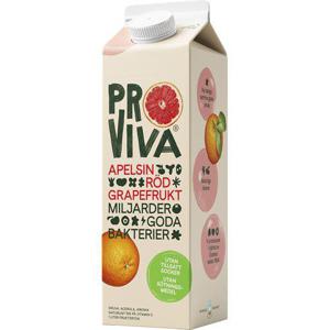 Proviva Fruktdryck Apelsin & Röd Grape Utan Tillsatt Socker & Sötningsmedel 1L ProViva