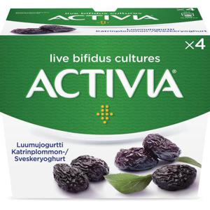 Activia Yoghurt Katrinplommon 2,9% 4x125g