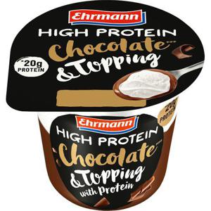 Ehrmann Proteinpudding Choklad med Topping 200g