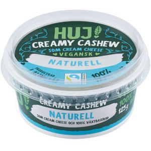 HUJ Creamy Cashew Naturell 125g Huj
