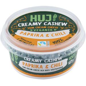 HUJ Creamy Cashew Paprika & Chili 125g Huj