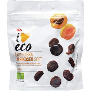 ICA i love eco Aprikoser Soft Ekologisk 200g
