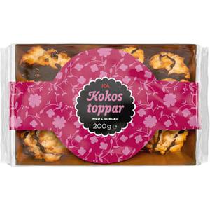 ICA Kokostoppar Choklad 200g
