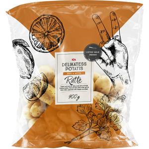 ICA Delikatesspotatis Ratte Sköljd 900g Klass 1