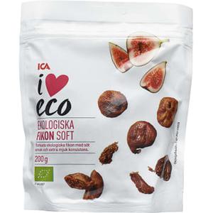 ICA I love eco Fikon Soft Ekologisk 200g