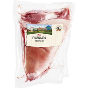 ICA Fläsklägg med ben Rimmad ca 1,4kg