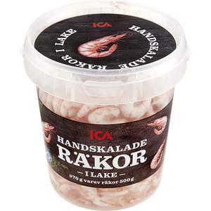 ICA Räkor Handskalade i lake 500g