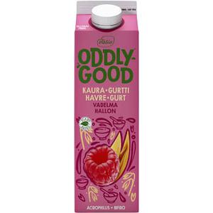 Oddlygood Havregurt Hallon  Glutenfri 1l Valio