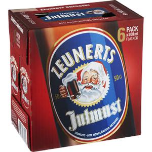 Zeunerts Julmust 50cl 6-p