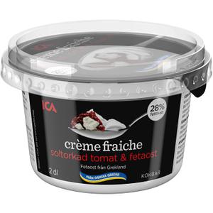 ICA Crème fraiche Tomat Feta 28% 2dl