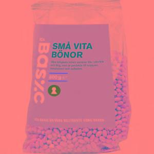 ICA Basic Bönor Små Vita 800g