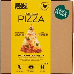 FOR REAL! PIZZA Pizza Mozzarella Pesto Fryst 280g FOR REAL! FOODS