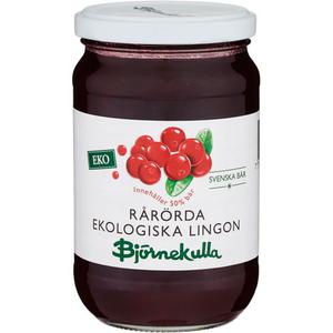 Björnekulla Rårörda Lingon EKO 400g