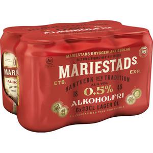 Mariestads Alkoholfri 0,5% 6x33cl