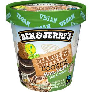 Ben & Jerrys Peanut Butter & Cookies Fairtrade Vegan 465ml Ben & Jerry's