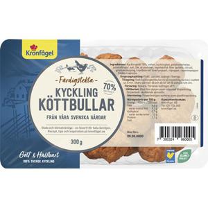 Kronfågel Kycklingköttbullar 300g