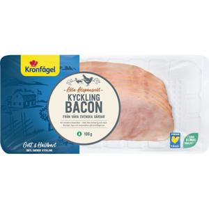 Kronfågel Kycklingbacon 100g