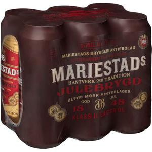 Mariestads Julebrygd 3,5% 6x50cl Mariestad