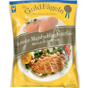 Guldfågeln Majskycklingfilé Svensk Fryst 1000g