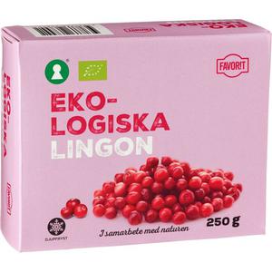 Favorit Lingon Fryst EKO 250g