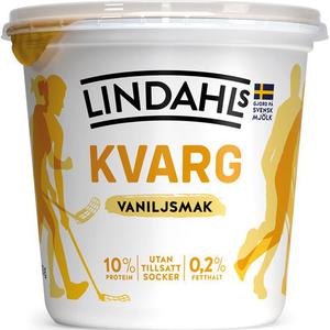 Lindahls Kvarg Vanilj 0,2% 900g