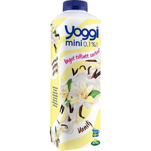 Yoggi Mini Vanilj 0,1% 1000g Arla