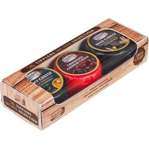 Ilchester Ostlåda med Whiskycheddar, Portvinscheddar & Ölcheddar 3x100g