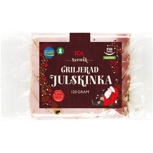 ICA Pålägg Griljerad Julskinka Glutenfri 120g