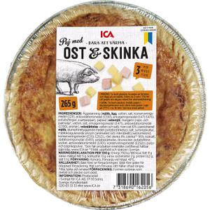 ICA Paj Ost & skinka 265g