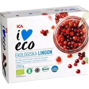 ICA I love eco Lingon 250g KRAV