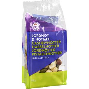 ICA gott liv Jordnöt & nötmix 175g