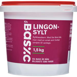 ICA Basic Lingonsylt 1,5Kg