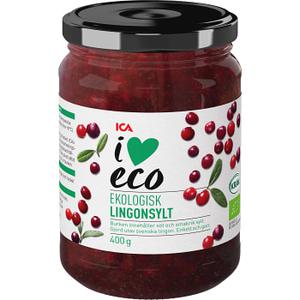 ICA I love eco Lingonsylt 400g KRAV