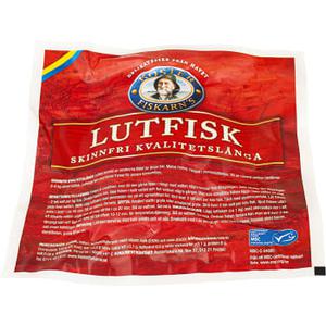 Kosterfiskarn Lutfisk Skinnfri Kvalitetslånga ca1kg ´s