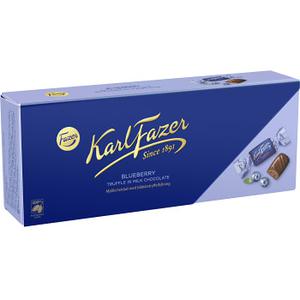 Fazer Chokladpraliner Mjölkchoklad Blåbär 228g