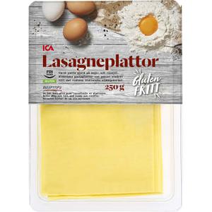 ICA Lasagneplattor Glutenfria Färska 250g