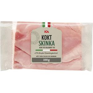ICA Italiensk kokt skinka 100g