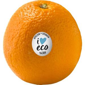 ICA I love eco Apelsin Ekologisk ca 200g