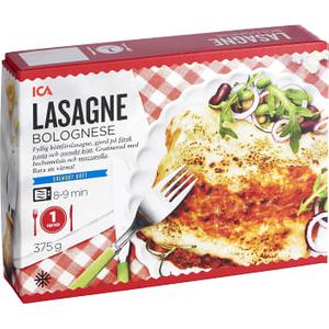 ICA Lasagne Bolognese Fryst 375g