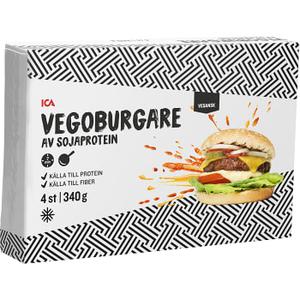 ICA Vegoburgare Sojaprotein 340g