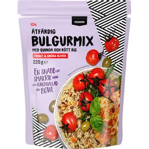 ICA Bulgurmix Tomat Oliver 220g