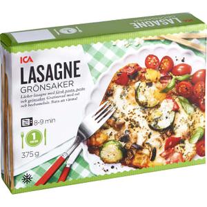 ICA Lasagne Grönsaker Fryst 375g