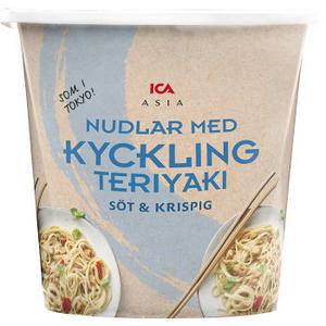 ICA Asia Nudlar med kyckling Teriyaki 360g